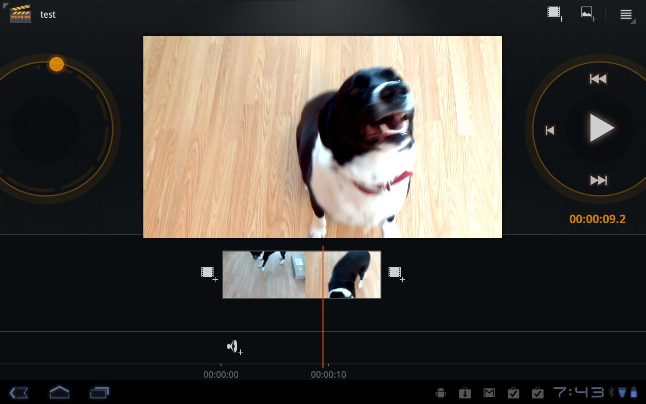 android 3 movie editing