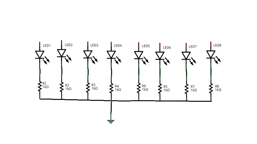 Figure 3: the simple circuit in all its glory