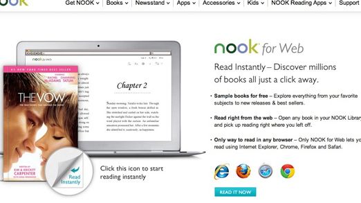 Barnes &amp; Noble Nook for web