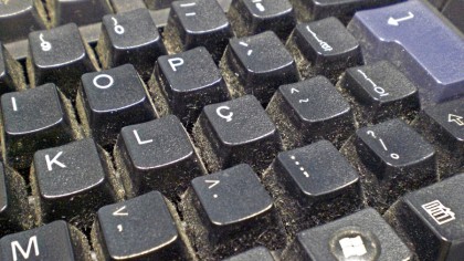 Dirty keyboard