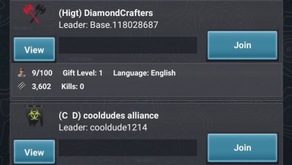 2. Join some Alliances