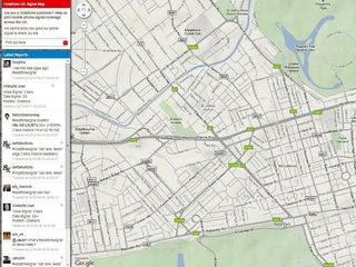 Vodafone mashes up Twitter, a map and some signal