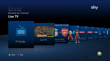 Sky on xbox