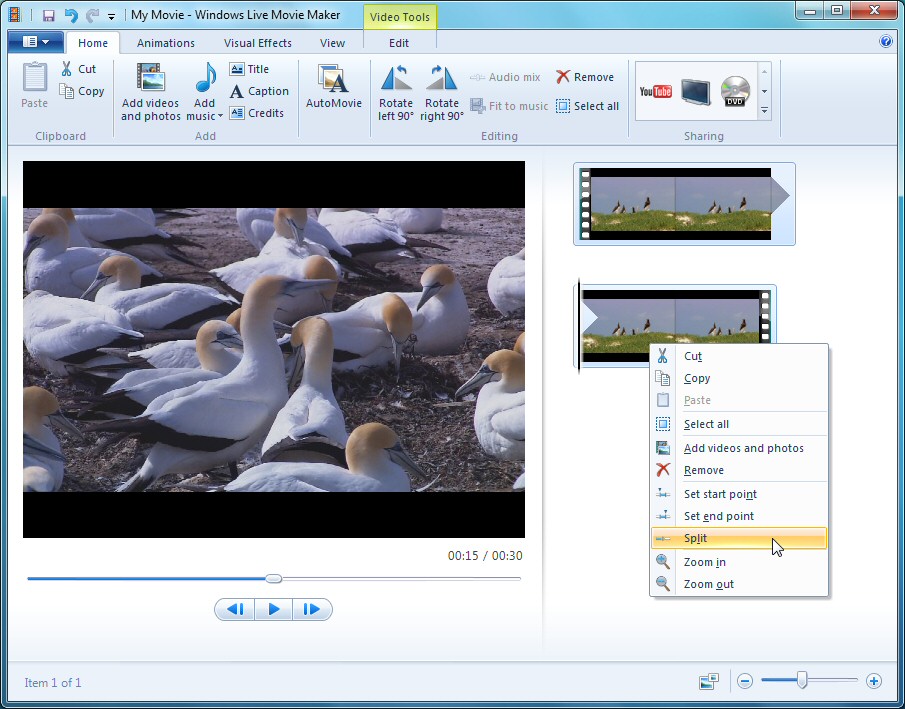 Windows movie maker