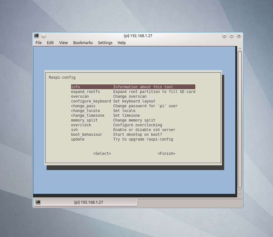 Pi config