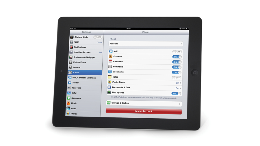 iPad backup