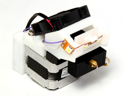 Print head nozzle of UP mini 3D printer