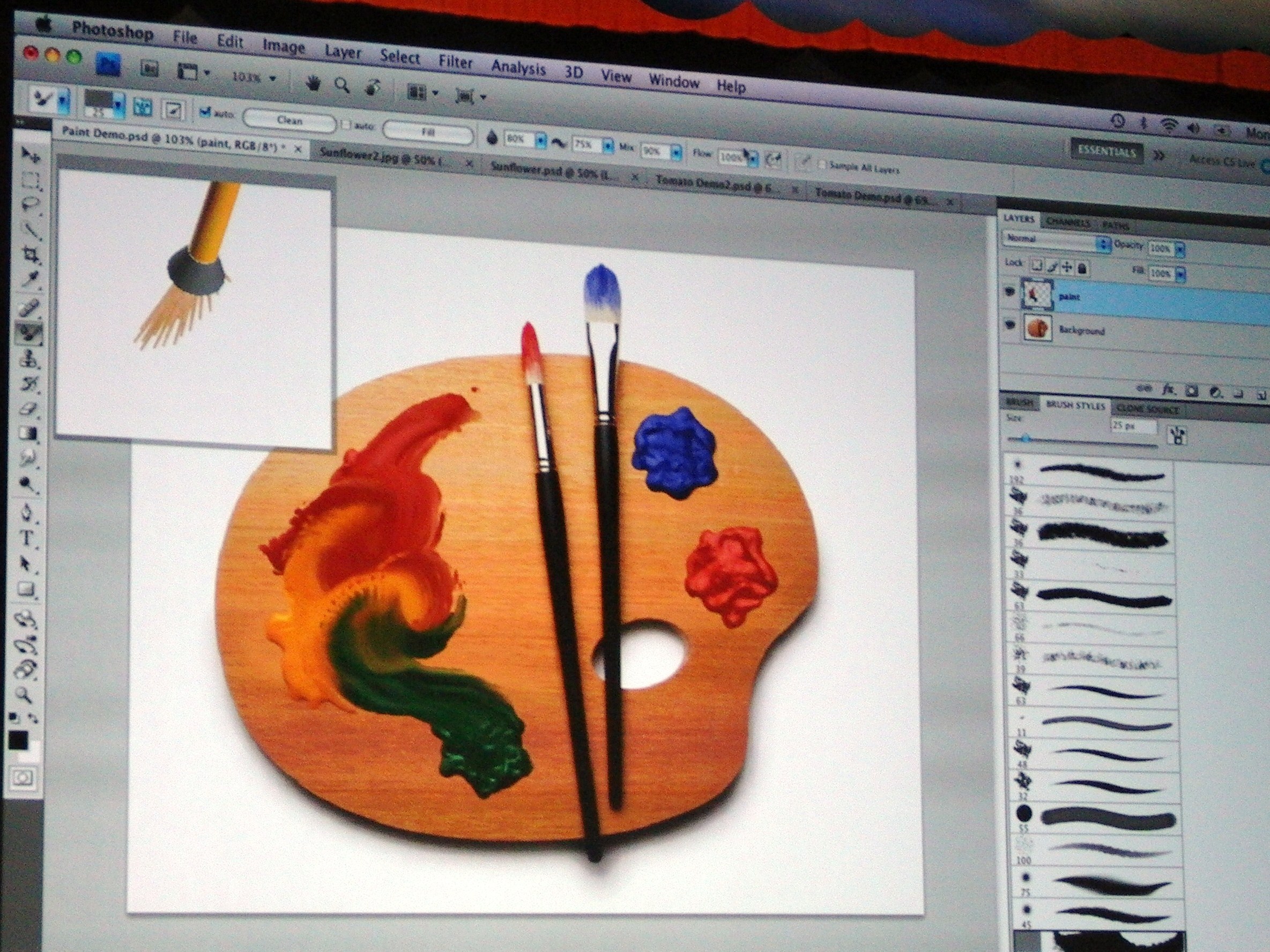 Paint in Photoshop 5