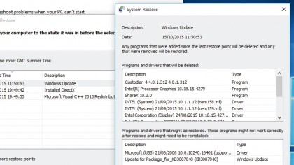 5. Restore PC