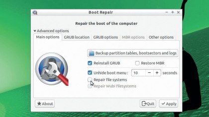 How to boot repair Ubuntu