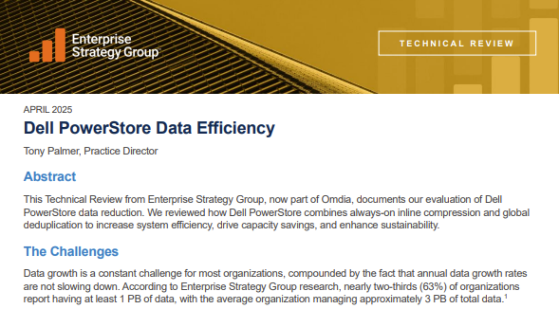 PowerStore Data Efficiency Paper