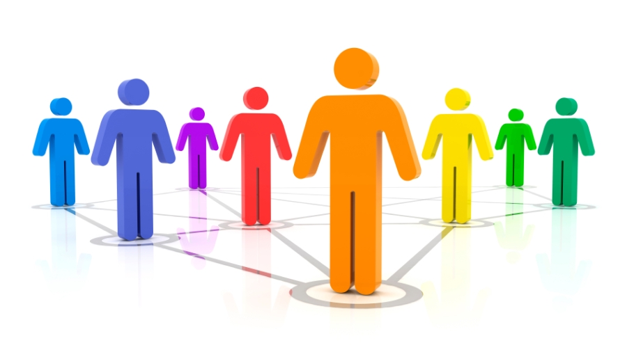 People network abstract