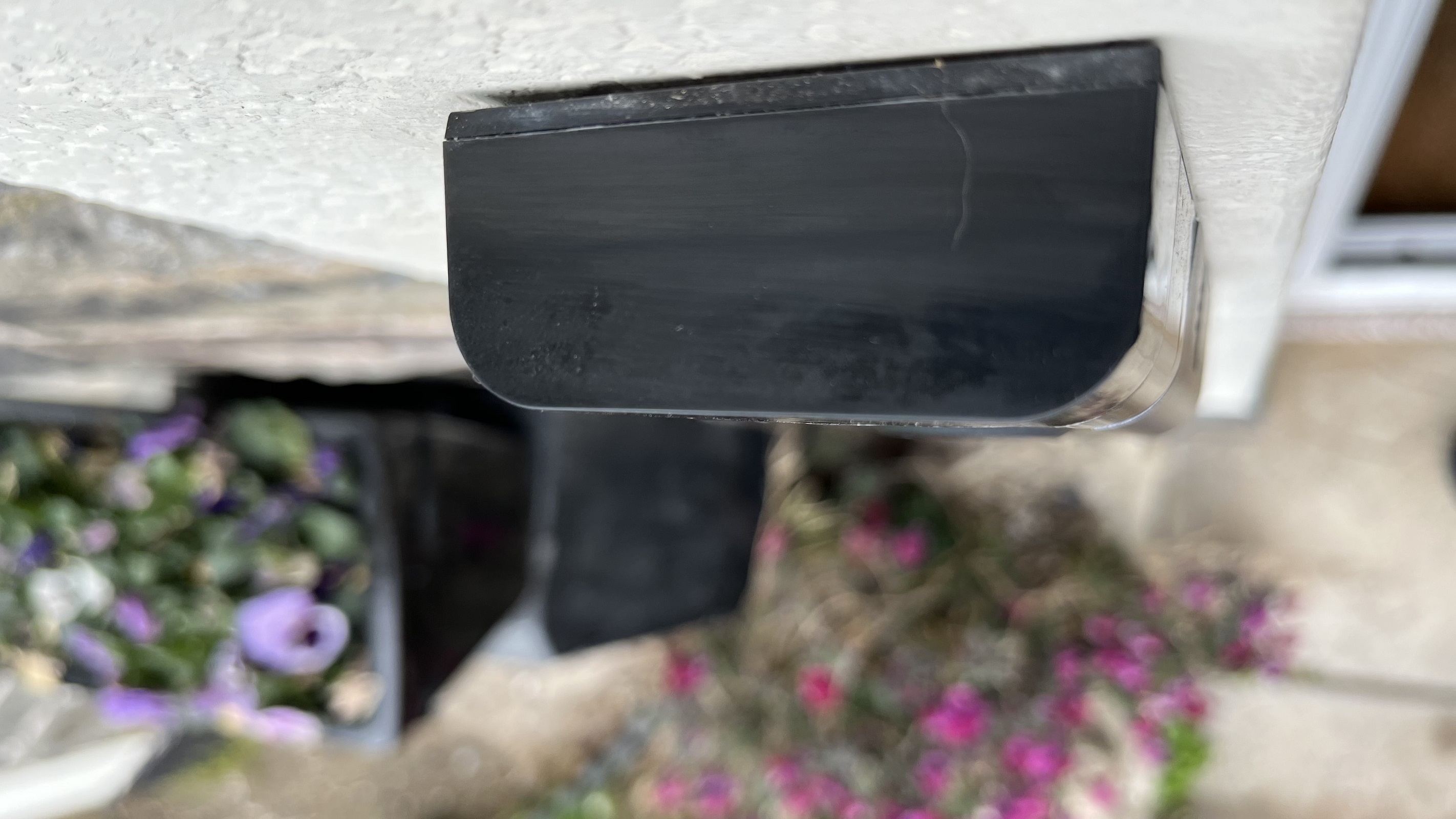ring video doorbell on wall