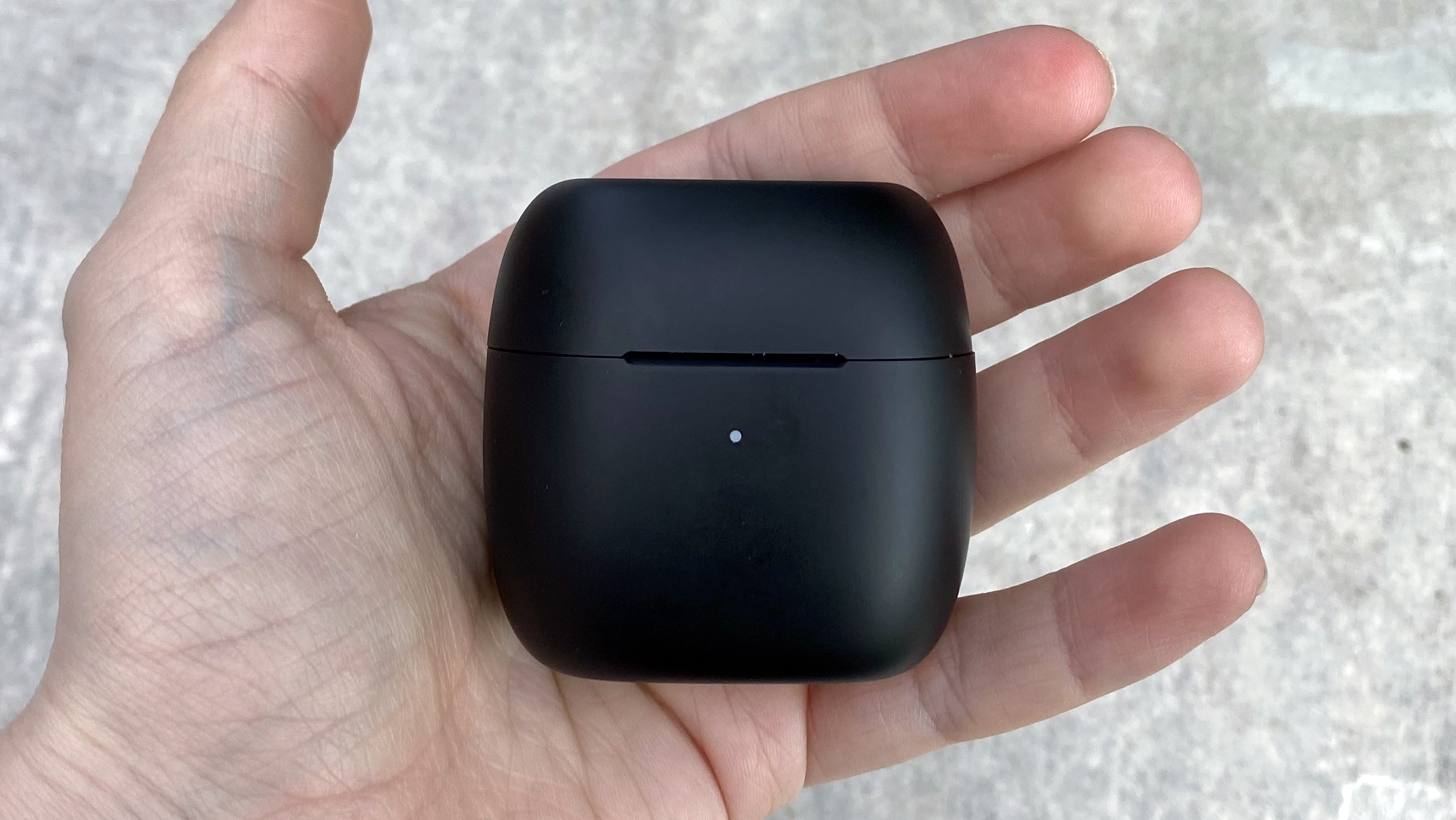 EarFun Air earbuds held in hand