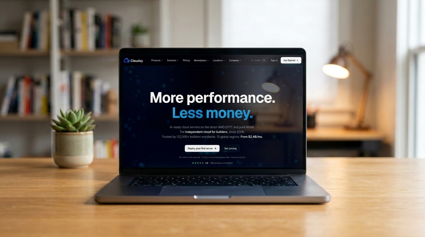 Cloudzy home page
