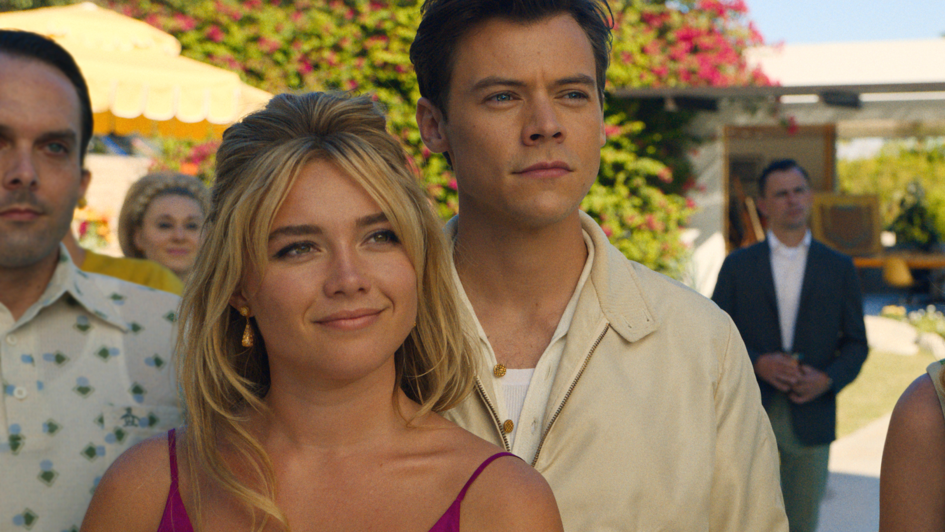 Florence Pugh and Harry Styles in Don't Worry Darling.