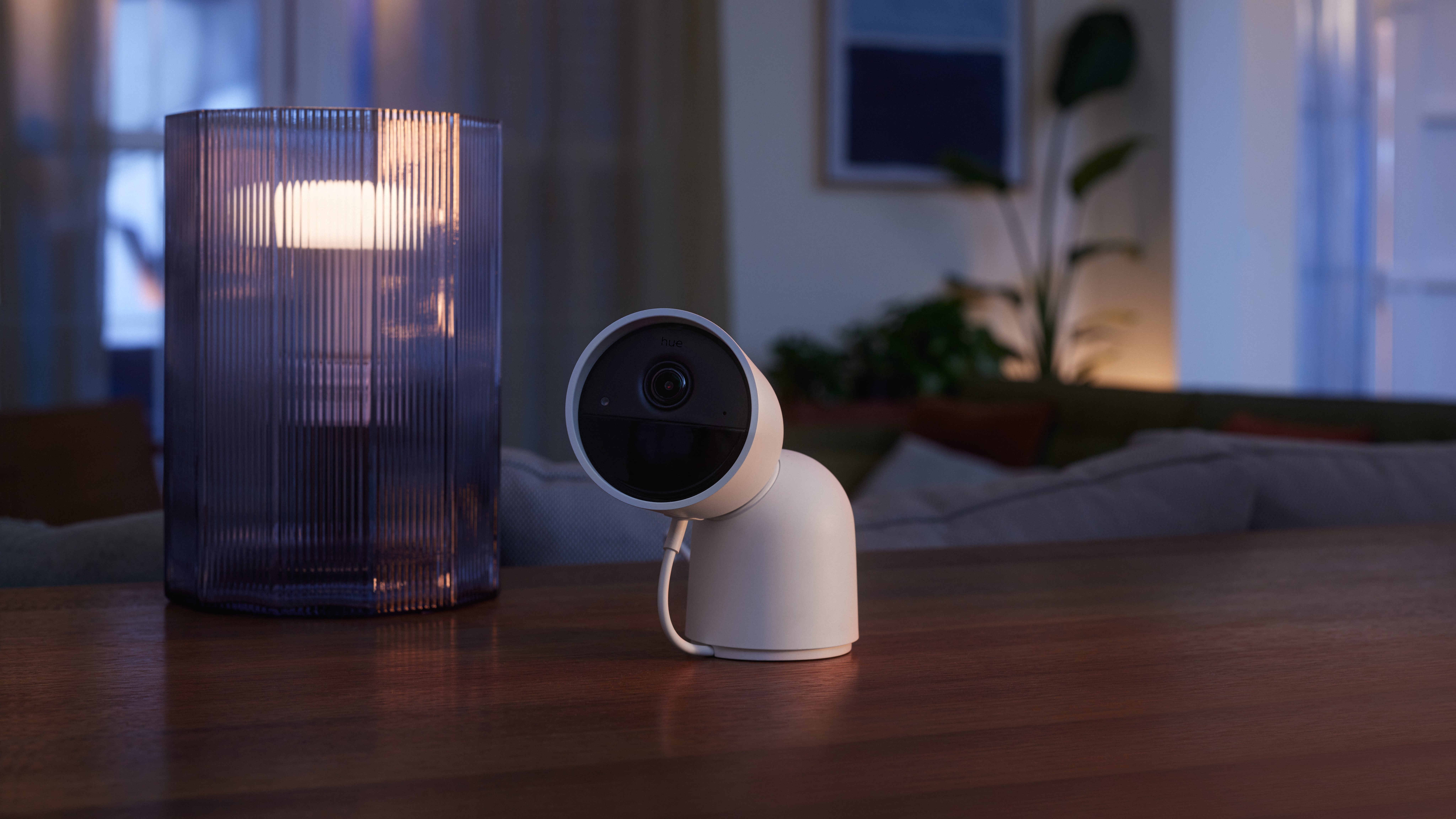 Philips Hue Secure Camera on table