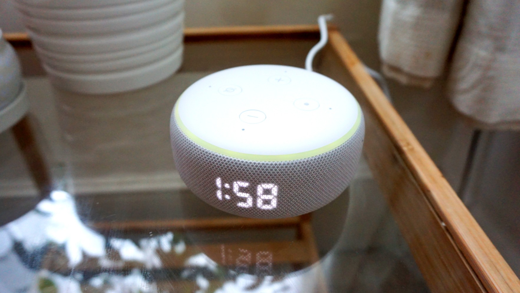 Amazon Echo Dot with Clock