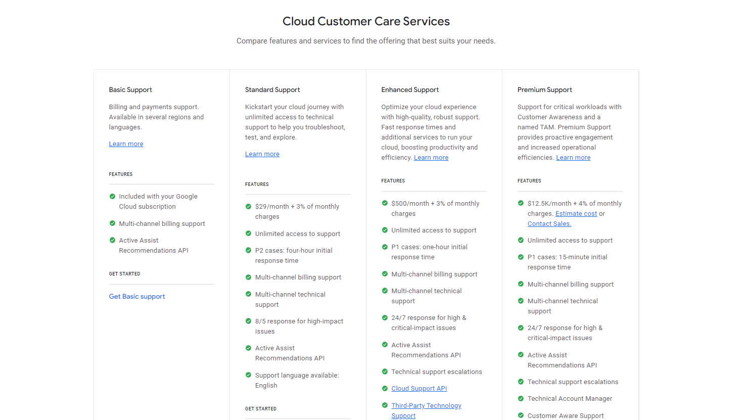 Google Object Cloud Storage support