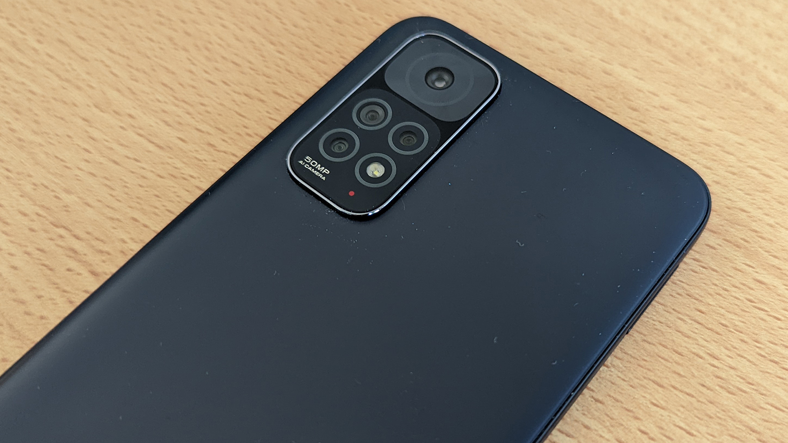 Xiaomi Redmi Note 11 rear camera module.