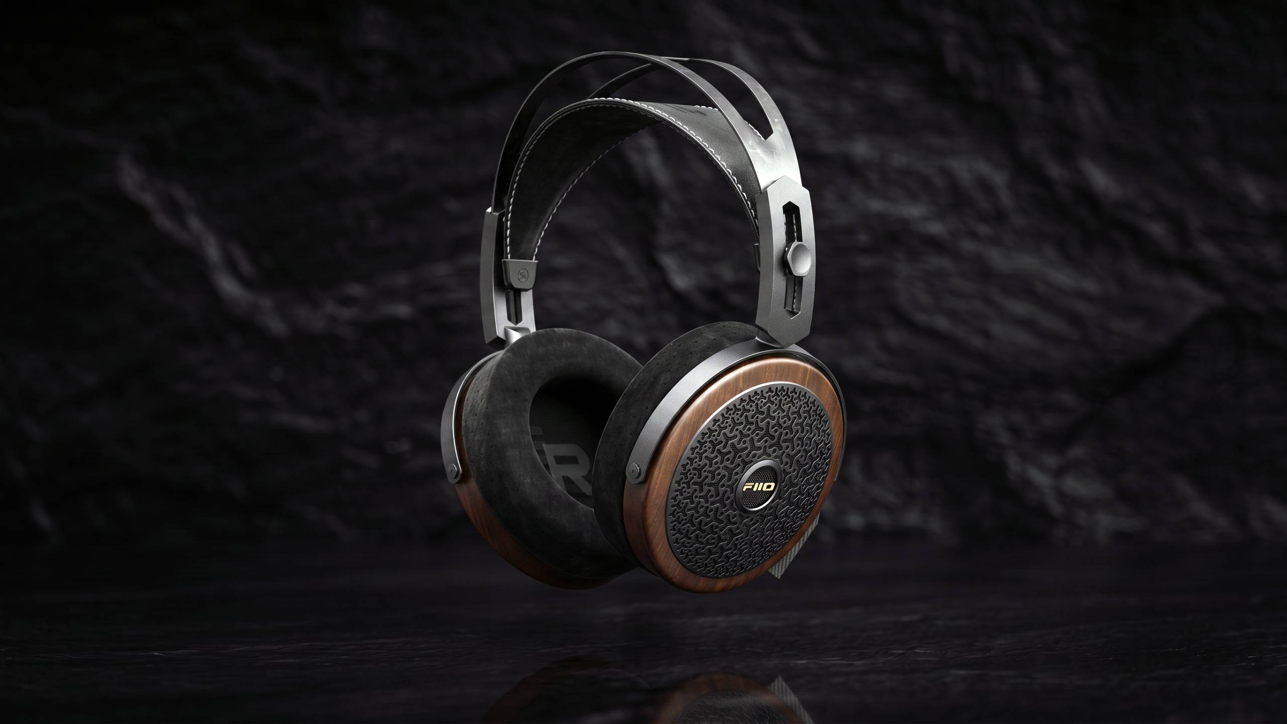 The FiiO FT15 on a black background.