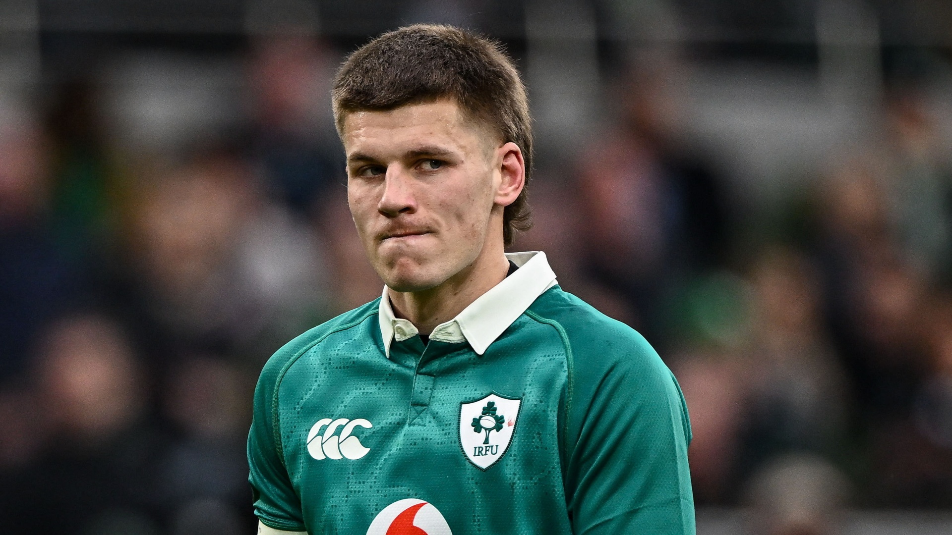 Sam Prendergast in action for Ireland