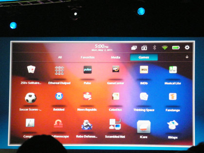 BlackBerry playbook android apps