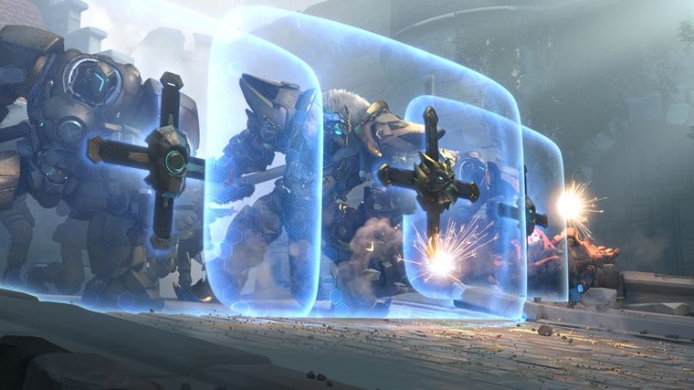 Overwatch 2 Reinhardt barrier field