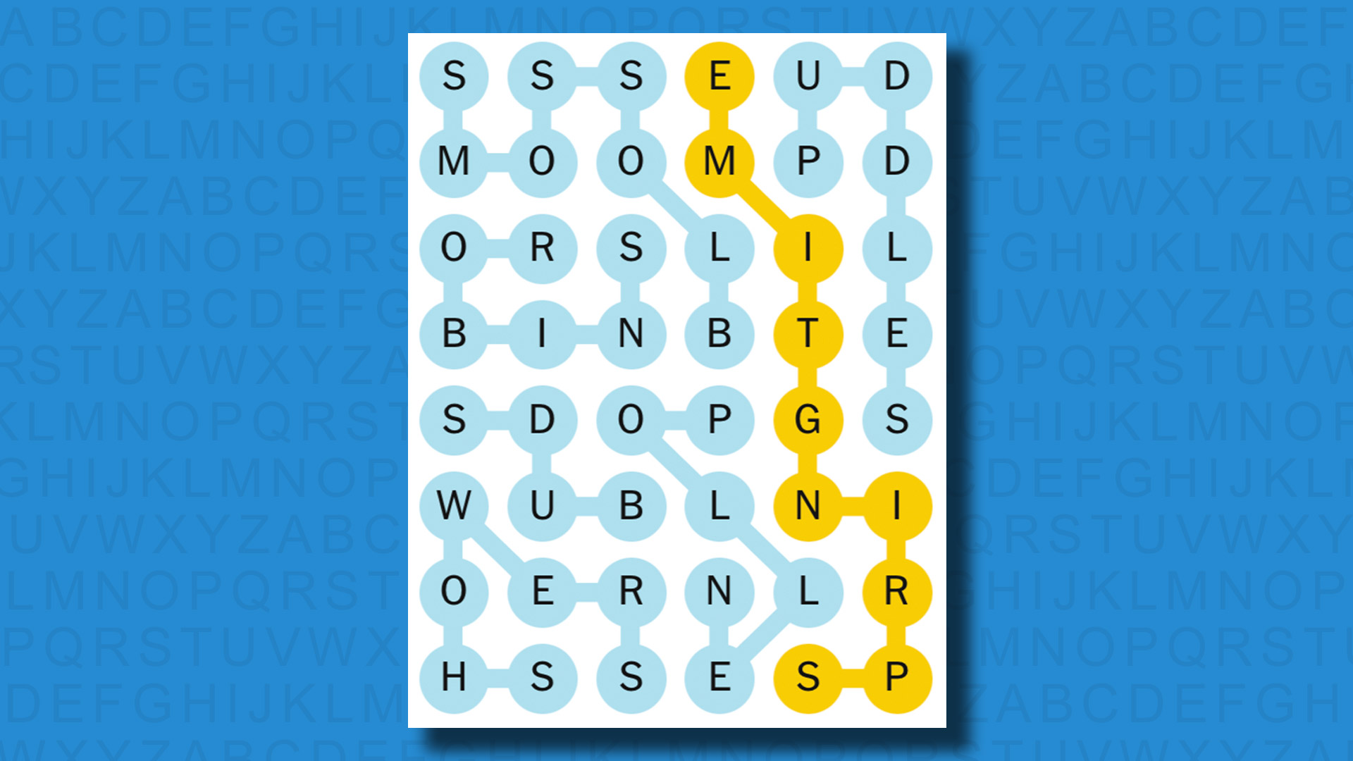 NYT Strands answers for game 394 on a blue background