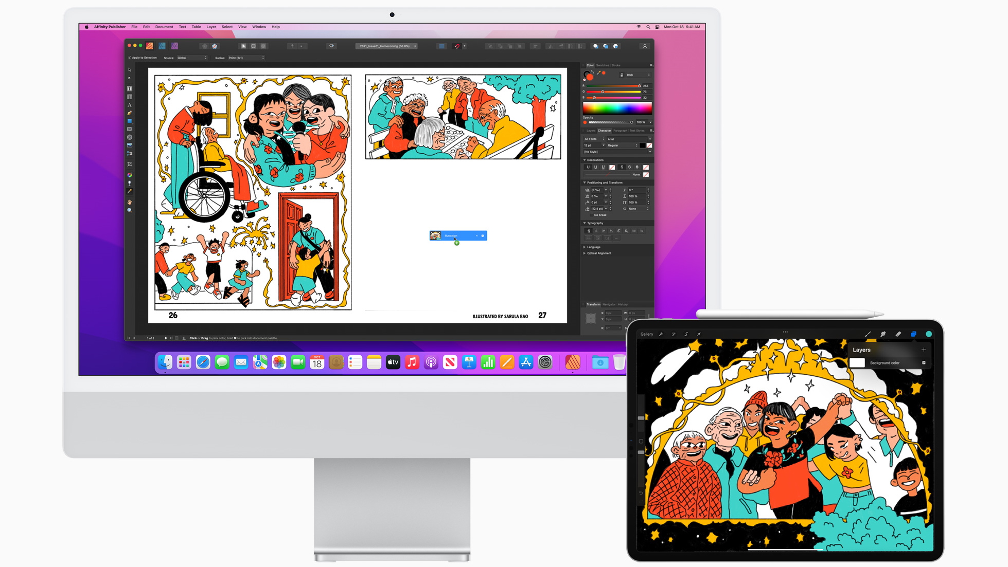 macOS Monterey running on an iMac