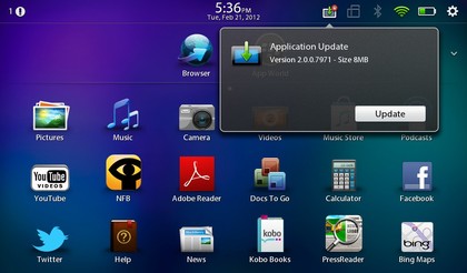 PlayBook os 2.0 review