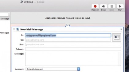 2. Add an action