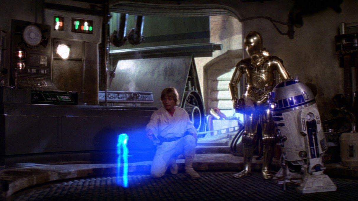 Star Wars hologram