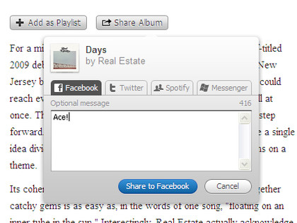 Share songs
