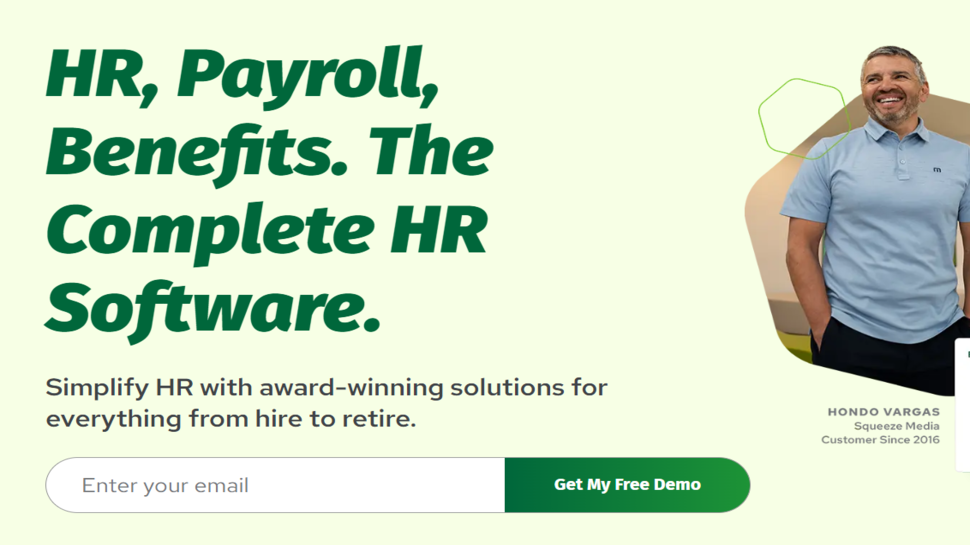 Website screenshot for BambooHR
