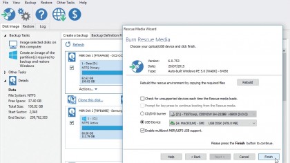 5. Create rescue disc