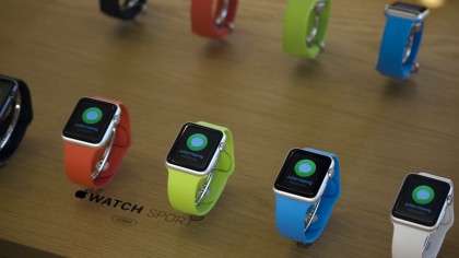 Apple Watch Sport at the fitting appointment