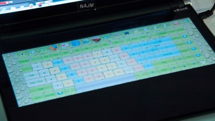 Customise the font, text size, colours and layout for the touch keyboard