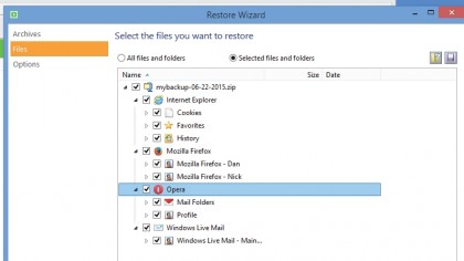 10. Backup and restore