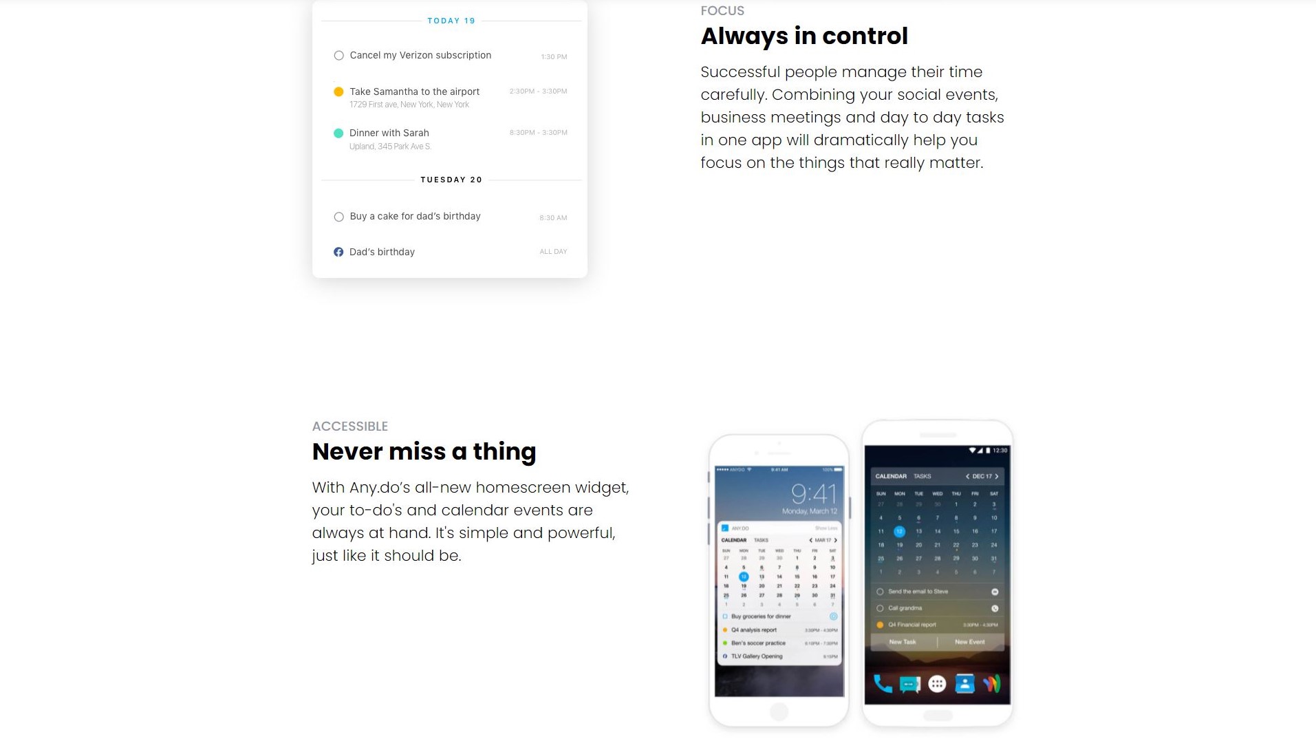 Features