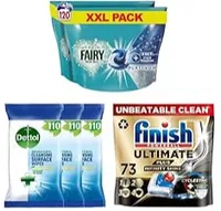Home Essentials: up to 44% off Fairy, Finish, Dettol and more Home Essentials: up to 44% off Fairy, Finish, Dettol and more