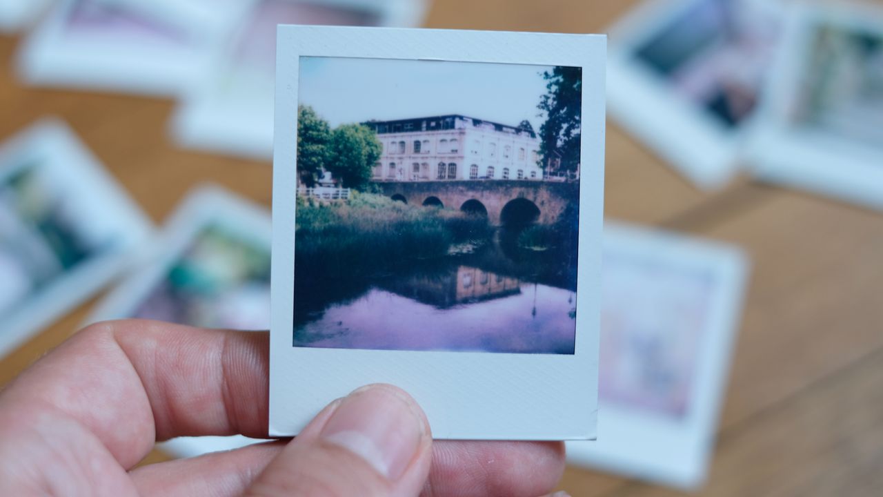 Photograph of prints made with Polaroid Go Gen 3