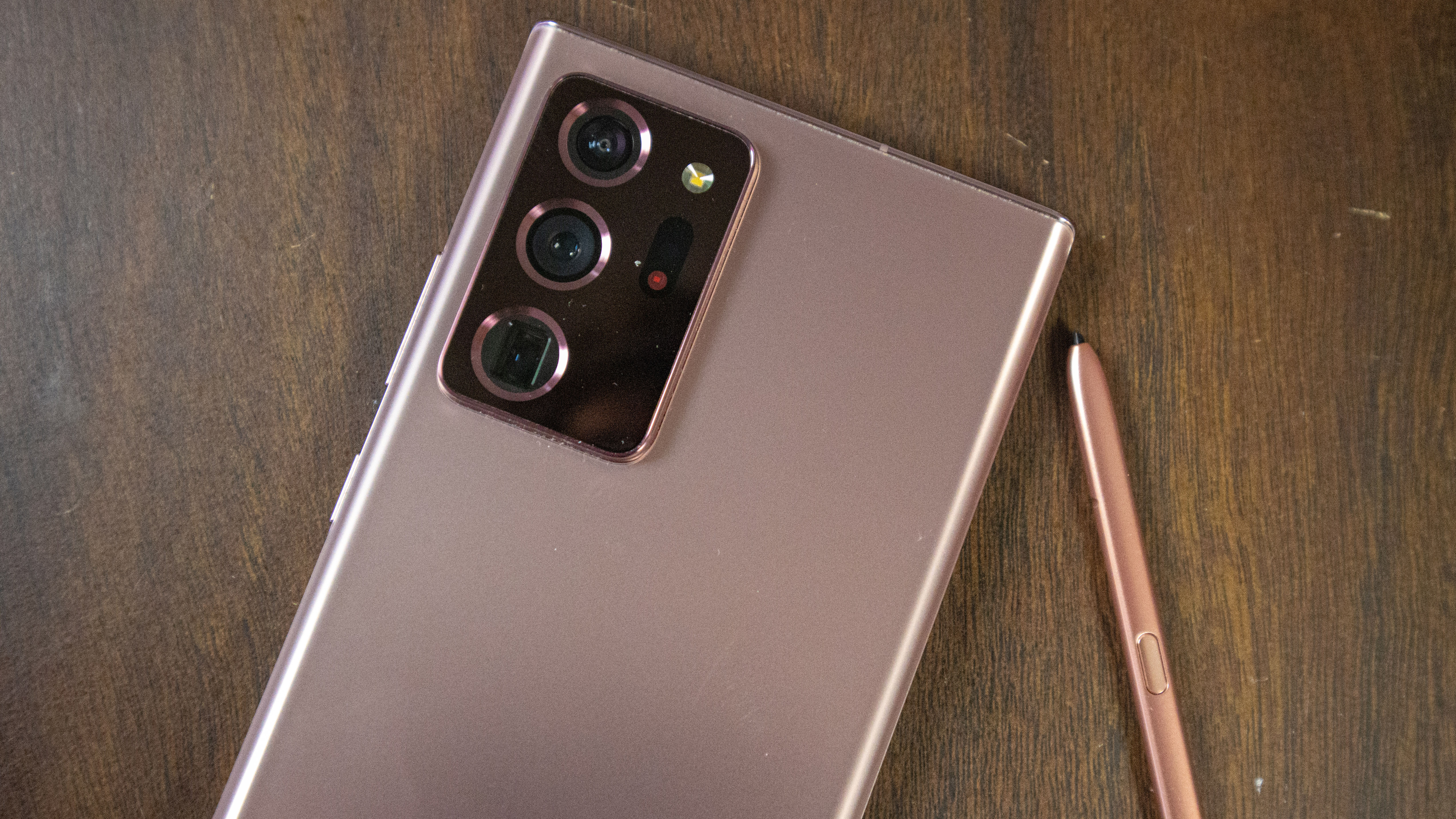 The Samsung Galaxy Note 20 Ultra's camera block