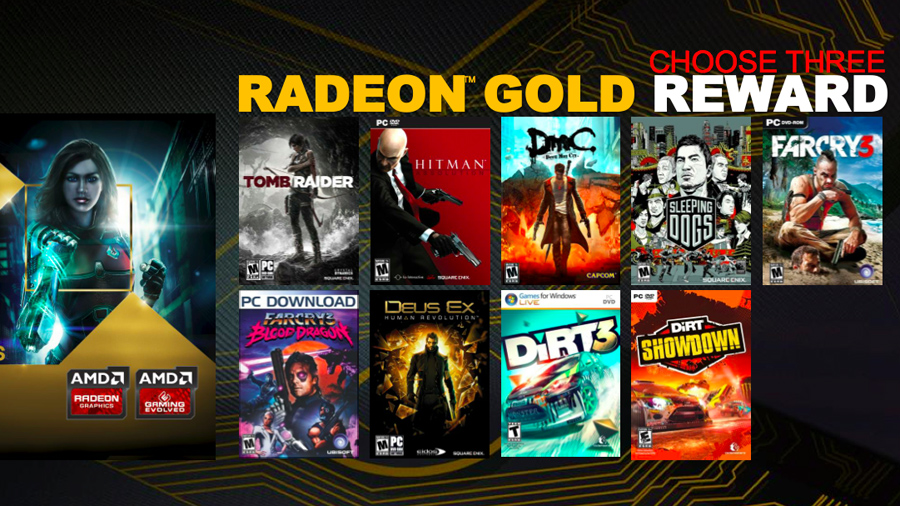 AMD Never Settle Forever free games bundle