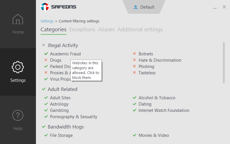 SafeDNS 2