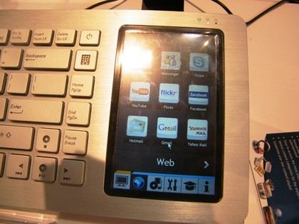 Asus eeekeyboard touchpad