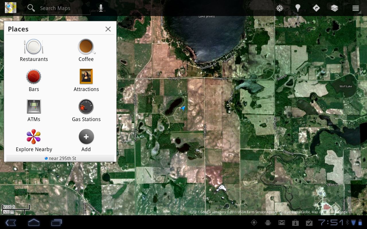 android 3.0 maps