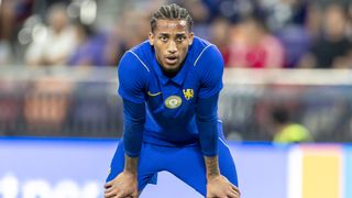 Joao Pedro of Chelsea FC reacts during the preseason friendly between Chelsea and Juventus at the Kai Tak Stadium on August 5, 2026 in Hong Kong, China.