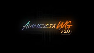 Logo of AmenziaWG 2.0 on black background