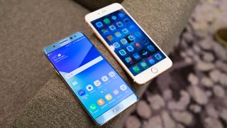 Samsung Galaxy Note 7 vs iPhone 6S Plus